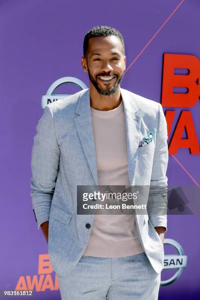 McKinley Freeman attends the 2018 BET Awards at Microsoft Theater on June 24, 2018 in Los Angeles, California.