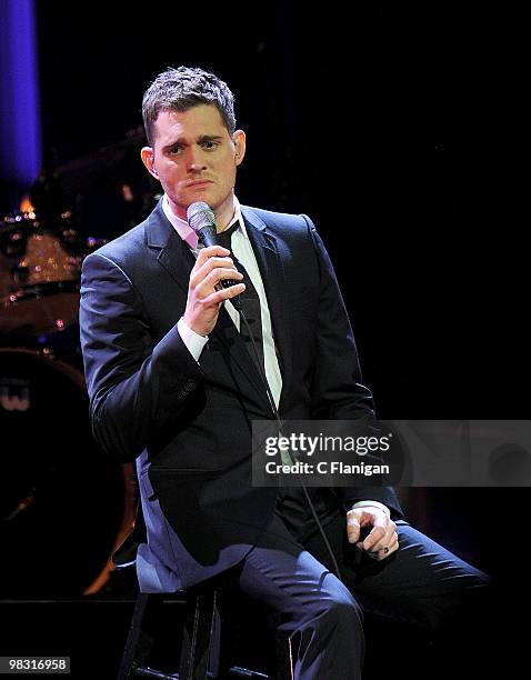 Nordstrom presents Singer Michael Buble at the ORACLE Arena on April 6, 2010 in Oakland, California.