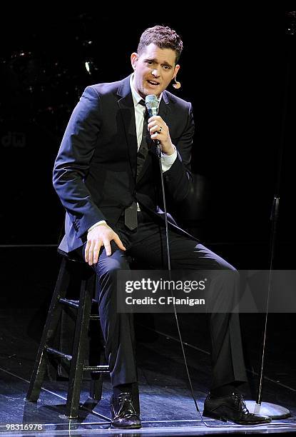 Nordstrom presents Singer Michael Buble at the ORACLE Arena on April 6, 2010 in Oakland, California.