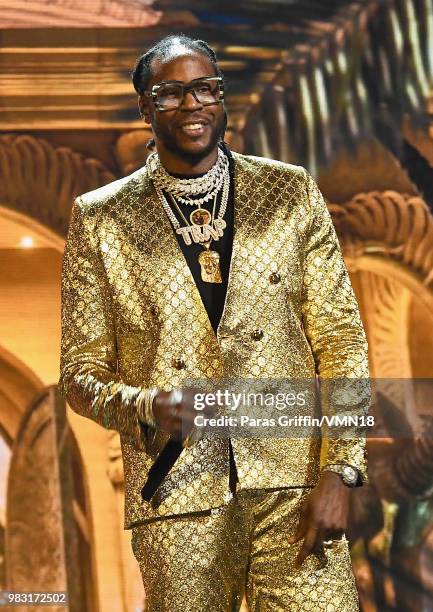 Chainz performs onstage at the 2018 BET Awards at Microsoft Theater on June 24, 2018 in Los Angeles, California.