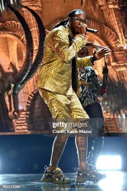 Chainz performs onstage at the 2018 BET Awards at Microsoft Theater on June 24, 2018 in Los Angeles, California.