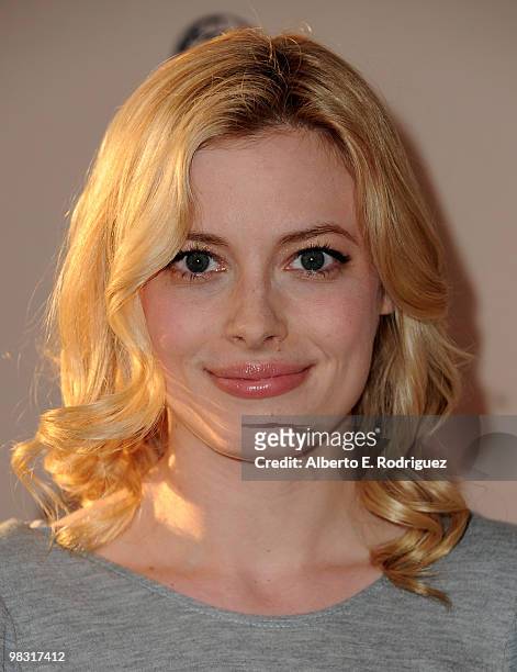 Actress Gillian Jacobs arrives at the Academy of Television's Diversity Committee Night School with the cast of "Community" on April 7, 2010 in North...