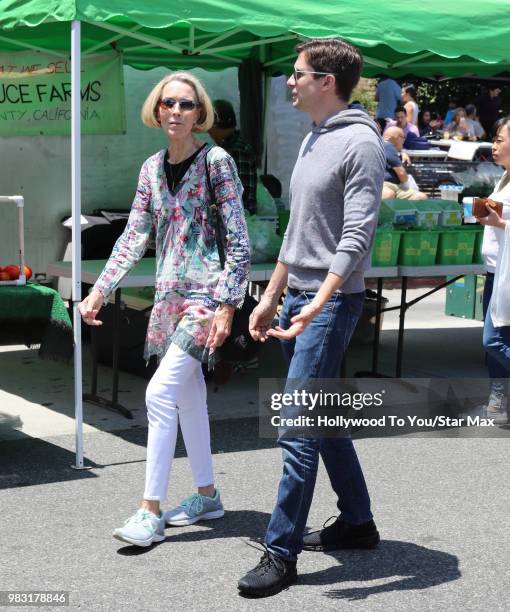 Topher Grace is seen on June 22, 2018 in Los Angeles, California.