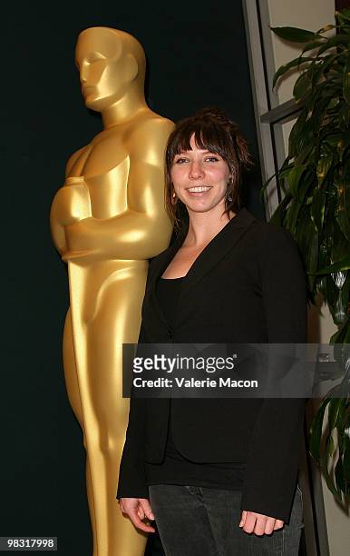 Associate producer Sophie Harris arrives AMPAS' 28th Annual "Contemporary Documentaries" Series Continues on April 7, 2010 in Hollywood, California.