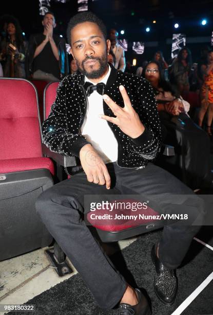 Lakeith Stanfield attends the 2018 BET Awards at Microsoft Theater on June 24, 2018 in Los Angeles, California.
