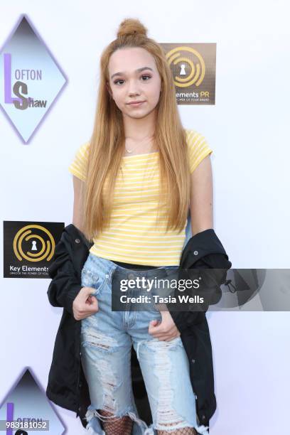 Ruby Jay attends Lofton Shaw's 18th birthday party on June 24, 2018 in Northridge, California.