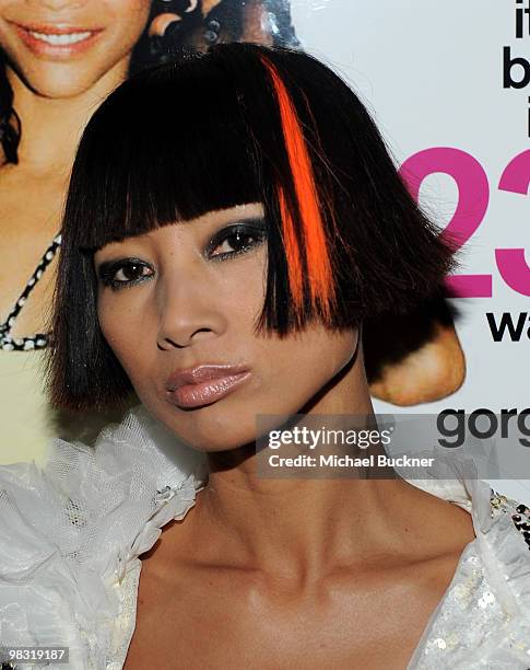 Actress Bai Ling attends the 11th Anniversay Celebration of Nylon Magazine at Trousdale on April 7, 2010 in West Hollywood, California.