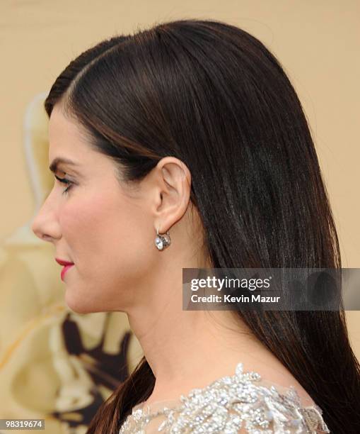 Actress Sandra Bullock arrives at the 82nd Annual Academy Awards at the Kodak Theatre on March 7, 2010 in Hollywood, California.