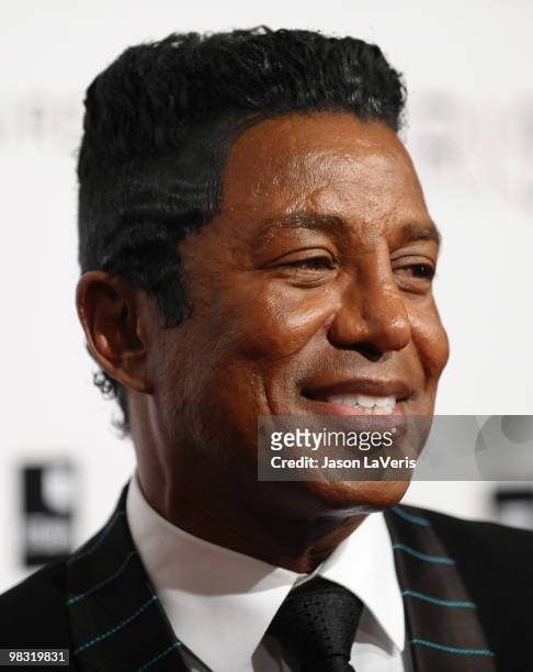 Jermaine Jackson attends the "Hollywood Glamour Collection" launch party at Beverly Hills Hotel on April 7, 2010 in Beverly Hills, California.