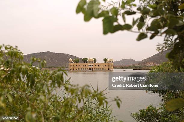 General view of the Jal Mahal on April 8, 2010 in Jaipur, India.
