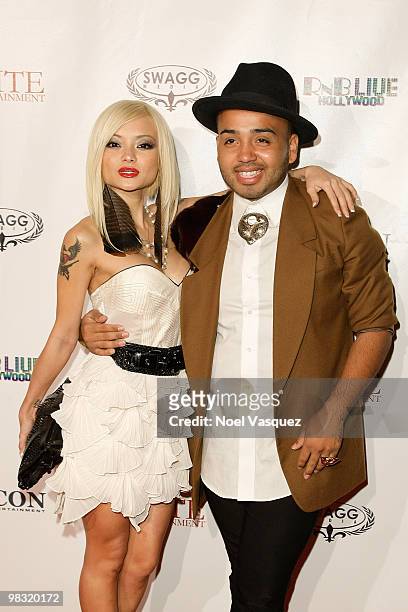 Tila Tequila and Anthony Bradshaw attend the RnB Live Hollywood presents Faith Evans at The Key Club on April 7, 2010 in West Hollywood, California.