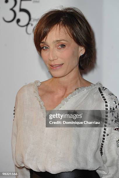 Kristin Scott Thomas attends the 35th Cesar Film Awards at Theatre du Chatelet on February 27, 2010 in Paris, France.