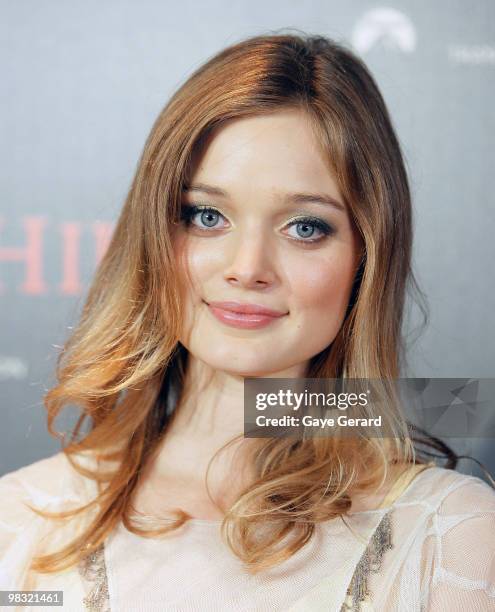 Actress Bella Heathcote arrives at the world premiere of "Beneath Hill 60" at Event Cinemas George Street on April 8, 2010 in Sydney, Australia.