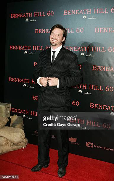 Actor Aden Young arrives at the world premiere of "Beneath Hill 60" at Event Cinemas George Street on April 8, 2010 in Sydney, Australia.