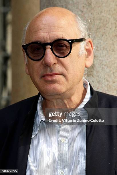 Composer Michael Nyman attends "A Shaded View On Fashion Film" Film Festival Press Conference held at Palazzo Morando on April 8, 2010 in Milan,...