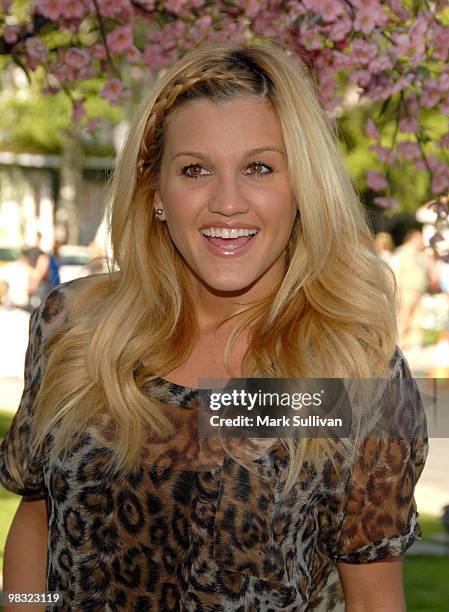 Ashley Roberts attends the Child Hunger Awareness rally on the Wisteria Lane "Desperate Housewives" set at Universal Studios Hollywood on April 7,...