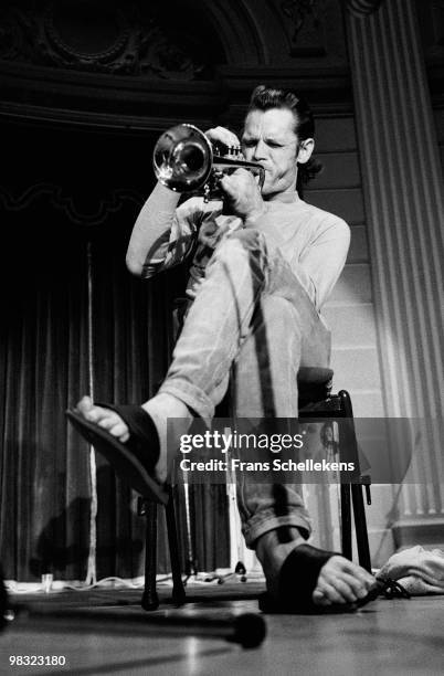 Chet Baker performs live on stage at Concertgebouw in Amsterdam, Netherlands on July 19 1983