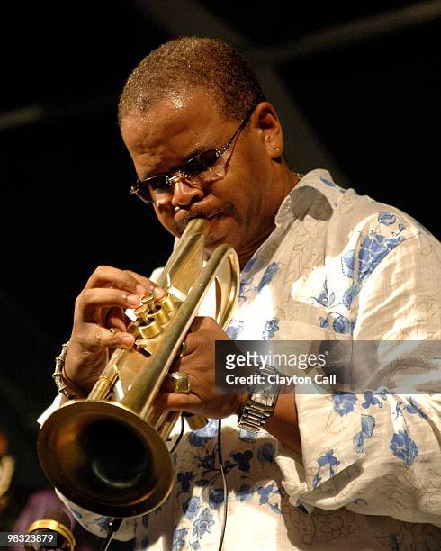 Terence Blanchard performing at the New Orleans Jazz & Heritage Festival on April 29, 2006.