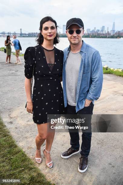 Morena Baccarin and Ben McKenzie attend a Spotify Premium intimate event with Florence + The Machine on June 24, 2018 in Brooklyn, New York.