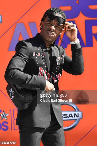 Lil Uzi Vert attends the 2018 BET Awards at Microsoft Theater on June 24, 2018 in Los Angeles, California.