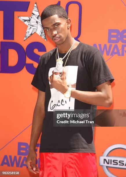 Christian Combs arrives to the 2018 BET Awards held at Microsoft Theater on June 24, 2018 in Los Angeles, California.