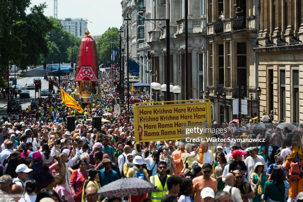 Hindu Rathayatra Festival In London
