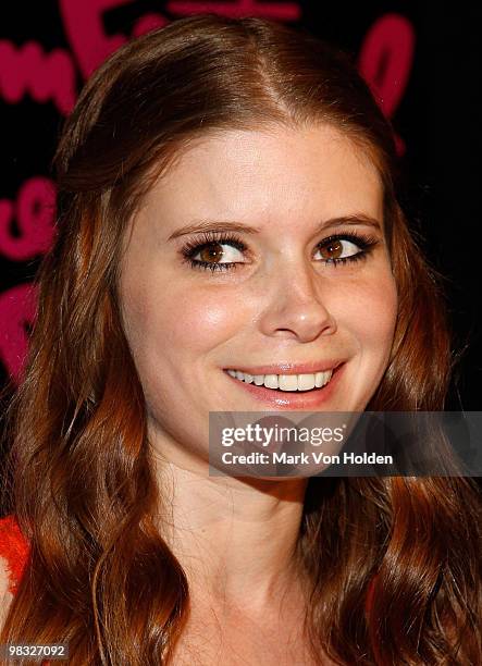 Actress Kate Mara attends the 15th annual Gen Art Film Festival screening of "Happythankyoumoreplease" at Ziegfeld Theatre on April 7, 2010 in New...