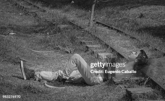 Resting On Railing Resting On The Rails High-Res Stock Photo - Getty Images