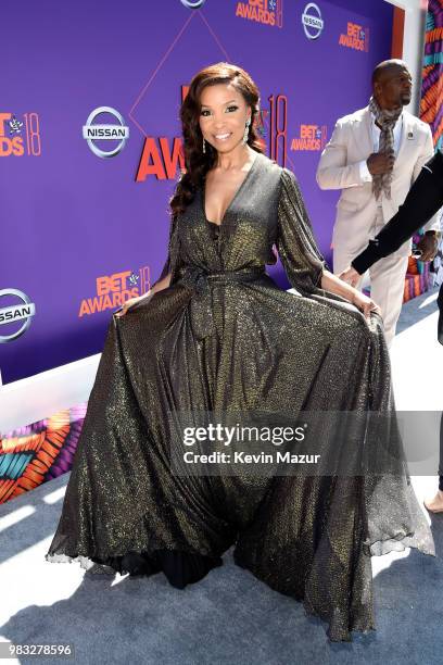 Elise Neal attends the 2018 BET Awards at Microsoft Theater on June 24, 2018 in Los Angeles, California.