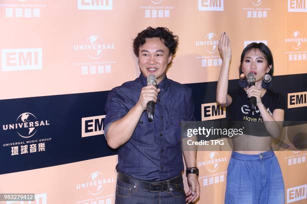 Eason Chan third time won the best male singer at the 29th golden melody awards on 23th June, 2018 in Taipei, Taiwan, China.