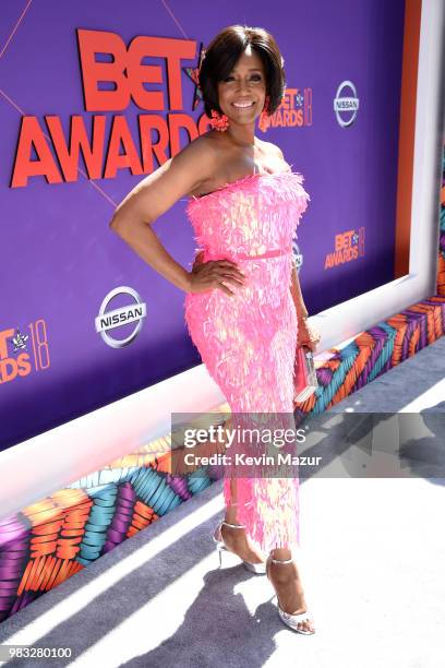 Margaret Avery attends the 2018 BET Awards at Microsoft Theater on June 24, 2018 in Los Angeles, California.