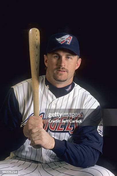 Phil Nevin of the Anaheim Angels poses during photo day at Tempe Diablo Stadium on February 23, 1998 in Tempe, Arizona.