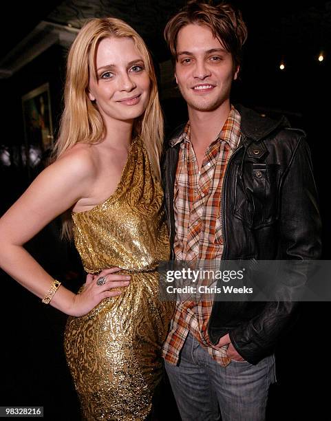 Actors Mischa Barton and Luke Grimes attend Nylon Magazine's 11th Anniversary Celebration at Trousdale on April 7, 2010 in West Hollywood, California.