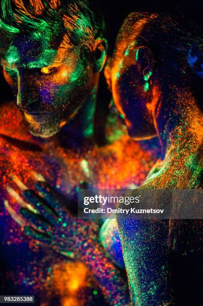 cosmos love - mandarinfish stock pictures, royalty-free photos & images