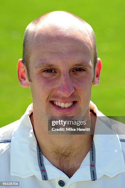 James Tredwell of Kent poses for a portrait during a photocall at St Lawrence Ground on April 8, 2010 in Canterbury, England.