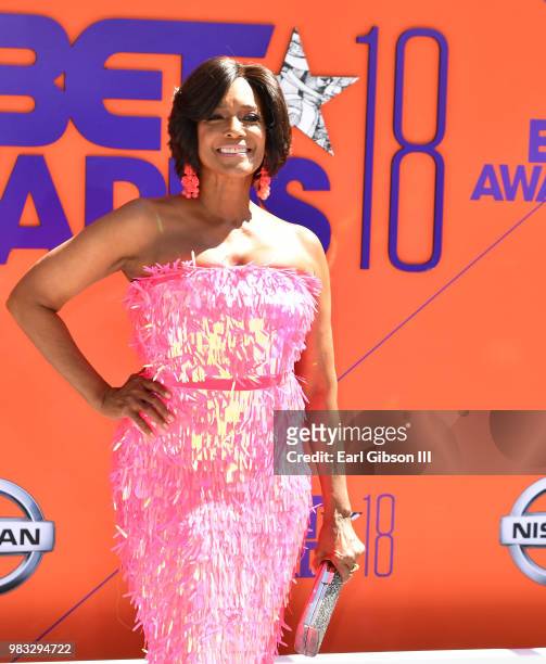 Margaret Avery attends the 2018 BET Awards at Microsoft Theater on June 24, 2018 in Los Angeles, California.