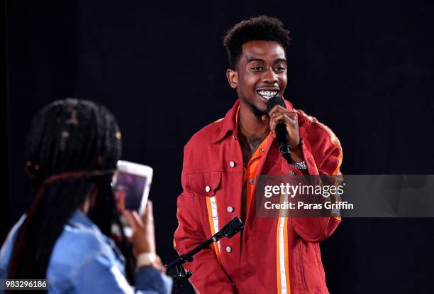 Desiigner performs at the After Party Live, sponsored by Ciroc, at the 2018 BET Awards Post Show at Microsoft Theater on June 24, 2018 in Los...