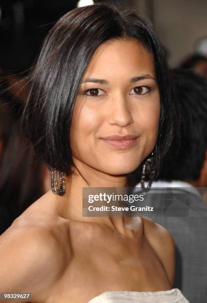 Julia Jones attends the premiere of Summit Entertainment's "The Twilight Saga: New Moon" at Mann's Village Theatre on November 16, 2009 in Westwood,...