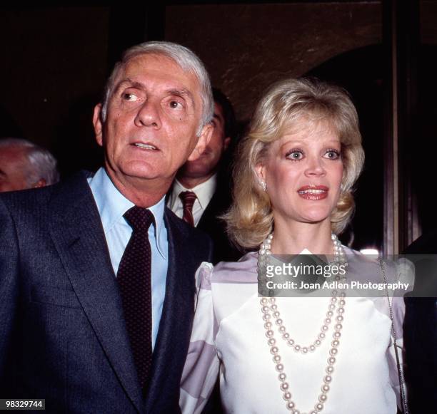 Aaron and Candy Spelling attend a private showing of "The Dynasty Collection" on Sept 19, 1987 in Los Angeles, California. The showing is to showcase...