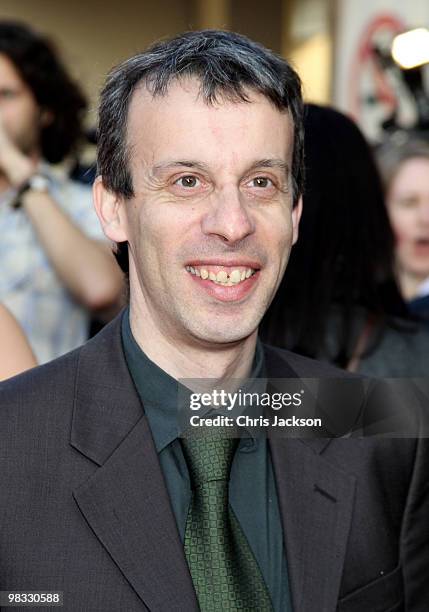 Actor David Schneider arrives at the world premiere gala screening of The Infidel held at the Hammersmith Apollo on April 8, 2010 in London, England....