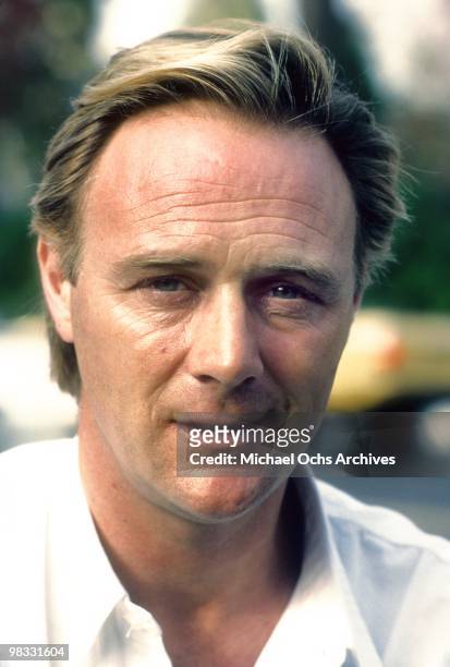 English actor Christopher Cazenove poses for a portrait in November 1986 in Beverly Hills, California.