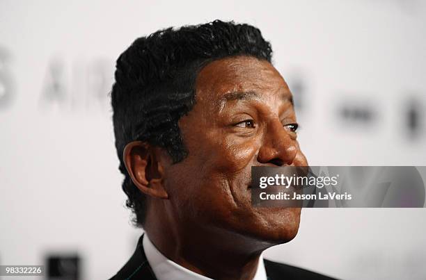 Jermaine Jackson attends the "Hollywood Glamour Collection" launch party at Beverly Hills Hotel on April 7, 2010 in Beverly Hills, California.