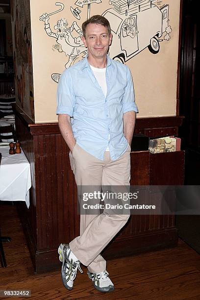 Actor Arnie Burton attends the unveiling of "The Temperamentals" cast wall drawing at The Palm Midtown on April 8, 2010 in New York City.