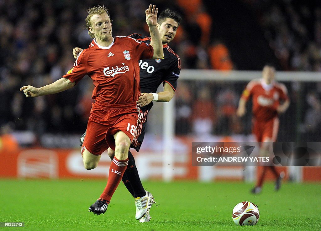 Benfica's Spanish midfielder Javi García