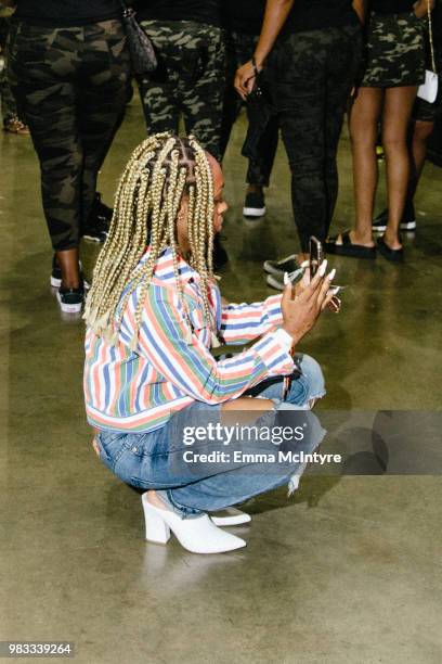 General view of the atmosphere at '2018 BET Experience - Fanfest - Day 2' at Los Angeles Convention Center on June 23, 2018 in Los Angeles,...