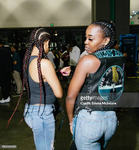 General view of the atmosphere at '2018 BET Experience - Fanfest - Day 2' at Los Angeles Convention Center on June 23, 2018 in Los Angeles,...