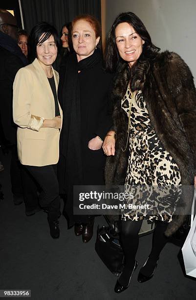 Sharleen Spiteri, Camilla Lowther and Tricia Ronane attend the launch party of the new Byredo fragrance 'La Tulipe' during the Byredo La Tulipe...