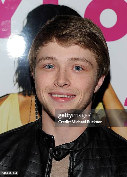 Actor Sterling Knight attends the 11th Anniversay Celebration of Nylon Magazine at Trousdale on April 7, 2010 in West Hollywood, California.