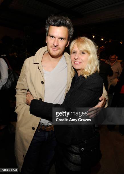 Balthazar Getty and Gisela Getty attend Anna Getty's "Easy Green Organic: Cook Well, Eat Well, Live Well" Book Party at Rolling Greens on April 7,...