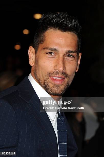 Marco Borriello attends the "Champions For Children" And Clarence Seedorf Hold First Annual Gala held at Castello Sforzesco on April 8, 2010 in...